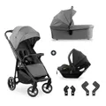 Produktbild: Hauck Buggy Shop N Care Trio Set Grey inkl. Babyschale und Zubehör TOP