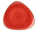 Produktbild: Churchill STONECAST Triangle Plate Berry Red Porzellan Teller Platte 31,1 cm rot