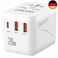 Produktbild: LENCENT Universeller Reiseadapter, Weltreise Reisestecker Internationaler
