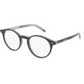 Produktbild: Tommy Hilfiger Eyewear TH 1813 Herren-Brille inkl. Gläser Vollrand Panto Acetat-Gestell 49/21/150, blau