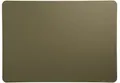 Produktbild: ASA SELECTION Platzset Tischset Lederoptik rough olive 46 x 33 cm, Tischwäsche