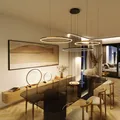 Produktbild: s.luce LED Ring Pendelleuchte rund Direkt Indirekt Hängelampe Wohnzimmerleuchte Gold Ø 80cm Rund
