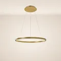 Produktbild: s.luce Led-Hängelampe, Gold, Metall, Rund,Rund, 80x3.3x80 cm, Lampen & Leuchten, LED Beleuchtung, LED-Hängeleuchten