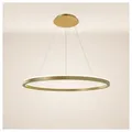 Produktbild: s.luce Pendelleuchte LED Ring Pendelleuchte rund Direkt oder Indirekt Gold, Warmweiß goldfarben Ø 80 cm x 80 cm x 3.3 cm
