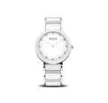 Produktbild: Bering Quarzuhr Bering Ceramic silber glänzend 11435-754 11435-754, Bering Ceramic silber glänzend 11435-754