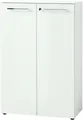 Produktbild: Aktenschrank MONTERIA, Front & Abdeckplatte aus Glas, abschließbar, 3 OH, B 800 x T 370 x H 1200 mm, weiß 112096