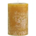 Produktbild: Chic Antique Rustic-Kerze Stumpenkerze Rustikale Kerze Macon Paraffin versch.Größen, Russfrei, tropffrei,Geruchsfrei, lange brennzeit, lange Brenndauer gelb 16 cm