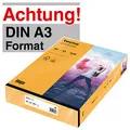 Produktbild: tecno Kopierpapier colors mittelorange DIN A3 80 g/qm 500 Blatt