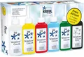 Produktbild: KREUL 42847 - Window Color Aktionsset, 6 x 80 ml Fenstermalfarbe in weiß, gelb,