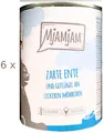 Produktbild: MjAMjAM® Zarte Ente Geflügel leckere Möhrchen (€10,81/kg) Katzenfutter 6 x 400 g