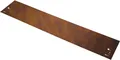 Produktbild: Rasenkante Cortenstahl 70 cm lang, 18,5 cm hoch, Beeteinfassung, Beetumrandung - Metall feuerverzinkt