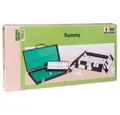 Produktbild: Natural Games Spiel Rummy Deluxe im eleganten Koffer - 106 hochwertige Holzsteine für stun