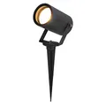 Produktbild: HOFTRONIC - Spikey LED Strahler mit Erdspieß 4 Watt 4000K Netralweiß Schwarz IP64 Wasserdicht Außenlampe für die Beleuchtung von Garten, Terrasse, Pflanzen, Wegen, Teich Außen-Strahler Gartenstrahler