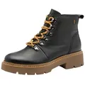 Produktbild: Tamaris TOUCH-IT, Removable Sock aus Leder kein Absatz Schnürstiefelette TOUCH-IT schwarz 37 EU