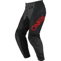 Produktbild: Oneal Element Racewear Motocross Hose, schwarz-grau-rot, Größe 28 für Männer