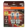 Produktbild: Osram Night Breaker 220 H4 Halogen (64193NB220-2HB)