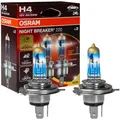 Produktbild: OSRAM H4 NIGHT BREAKER 220 Halogen bis zu +220% Model 2024/25 DUOBOX