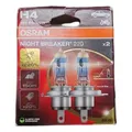 Produktbild: Osram NIGHT BREAKER 220, H4, +220% mehr Helligkeit, Halogen-Scheinwerferlampe, 6