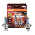 Produktbild: 2x OSRAM H4 NIGHT BREAKER 220 Glühlampe 12V 55/60W P43t +220% VERSION 2024/2025