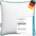 Produktbild: KNERST Kopfkissen 80x80, Made in Germany, Polster Kissen, Ökotex Pillow