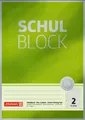 Produktbild: Schulblock Lineatur 2 BRUNNEN Premium Papier 90g/m²  A4, 50 Blatt