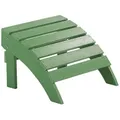 Produktbild: Beliani Fusshocker, Grün, Kunststoff, 50x34x43 cm, Gartenmöbel, Gartenstühle, Gartenhocker