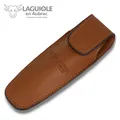 Produktbild: Laguiole en Aubrac ECA Gürteletui braun Leder Taschenmesser Messer Etui Tasche