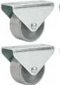 Produktbild: Möbel-Bockrolle 15x14mm Platte 2 Stück