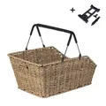 Produktbild: Geflochtener Fahrradkorb Cento Rattan Look MIK 40 x 25 x 12 cm  Seegras