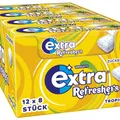 Produktbild: Refreshers Kaugummi zuckerfrei, Tropical Gum, 12 x 8 Dragees, Großpackung Che...