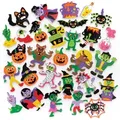 Produktbild: Halloween Moosgummi-Aufkleber (pro Set 200) Halloween Bastelbedarf