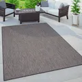 Produktbild: Outdoor Teppich Modern einfarbig wetterfest Pflegeleicht für Garten & Balkon Grösse 60x100 cm