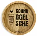 Produktbild: holzpost GmbH Getränkeuntersetzer Schnuggelsche, 1-tlg.
