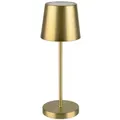 Produktbild: APS MERLE MINI Tischleuchte, H: 25 cm, Ø 9 cm 17027 , Farbe: Gold