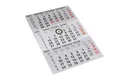 Produktbild: 2026 2027 Kalender für Tischkalender Edelstahl Magnetisch Kalenderblätter