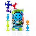 Produktbild: Fat Brain Squigz Starter 22-teiliges Set, Vorschulspielzeug für Kinder, Saugspielzeug-Set, Sortier- und Stapelspielzeug, Vorschul-Badespielzeug, innovatives Spielzeug für Kinder ab 3 Jahren und älter.
