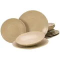 Produktbild: CreaTable Kombiservice  Lava Stone , beige , Steinzeug/Steingut , Maße (cm): B: 30 H: 30,5