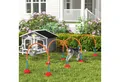 Produktbild: PawHut Agility-Hürde 4-teilig, befüllbar, Kunststoff, Hunde-Agility-Set (4-tlg) mit verstellbar Agilitätstüren, Tragetasche, für Spiele, Training