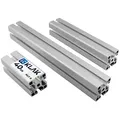 Produktbild: KLAK Profil KLAK 40 - Aluprofil 40x40mm System-, Montageprofil Typ-I Nut8 10-200cm silberfarben 4 cm x 200 cm x 4 cm