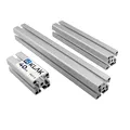 Produktbild: KLAK 40 - Aluprofil 40x40mm Nut 8 Aluminium Systemprofil Typ I 200cm 2000mm