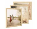 Produktbild: PHOTOLINI Bilderrahmen 3er Set breite Rahmen, extra Zubehör, (3er Set), im modernen Stil für Ihre stilvolle Wanddekoration