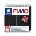Produktbild: STAEDTLER 8010-909 Fimo Leather-Effect ofenhärtende Modelliermasse (für kreative Objekte im Leder-Look, lederähnliche Optik und Haptik) Farbe schwarz