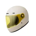 Produktbild: John Doe JD One Helmet Frozen Off White Gr. L Retro Motorradhelm Integralhelm