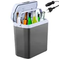 Produktbild: Thermoelektrische Kühlbox mit ECO-Modus zum Kühlen und Heizen, 20 l, grau – B