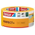 Produktbild: tesa Malerband Perfect+ - Malerkrepp aus dünnem Washi-Papier zum präzisen Abkleben bei Malerarbeiten - für den Innenbereich - 50 m x 50mm