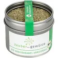 Produktbild: Zauber der Gewürze Mediterranes Kräutersalz Bio – Aromatische Salzmischung mit mediterranen Kräutern, perfekt zum Würzen von Gemüse, Fleisch und Fisch, 90 g