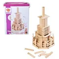 Produktbild: Eichhorn Bausteine 100001612, ab 2 Jahre, Holzbaukasten, 200 Stück