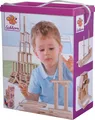 Produktbild: Eichhorn 100001612 Holzbaukasten Holzsteine zum Bauen, inkl. Vorlagen, aus100 Prozent em Buchenholz, 200 teilig, für Kinder ab Zwei Jahren