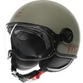 Produktbild: MOMO FGTR Classic Flip Jethelm, grün, Größe XS für Männer