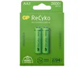 Produktbild: GP Batteries 2x GP ReCyko AA-Akku NiMH 2600mAh Akku-Set Mignon 2600 mAh (1,2 V), Mignon LR06 LR6 1,2V AA Akku Accu Batterie 2er Pack Wiederaufladbar